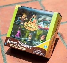 Jazwares The Flintstones Hanna Barbera PVC Action Figure Model Full Set Hot Gift