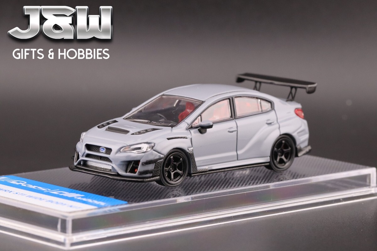 CM Model Subaru Impreza WRX STi Varis S4 Wide Body Gray w/ extra