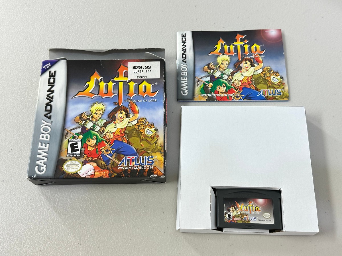 Lufia: The Ruins of Lore (Nintendo GameBoy Advance) Authentic Complete