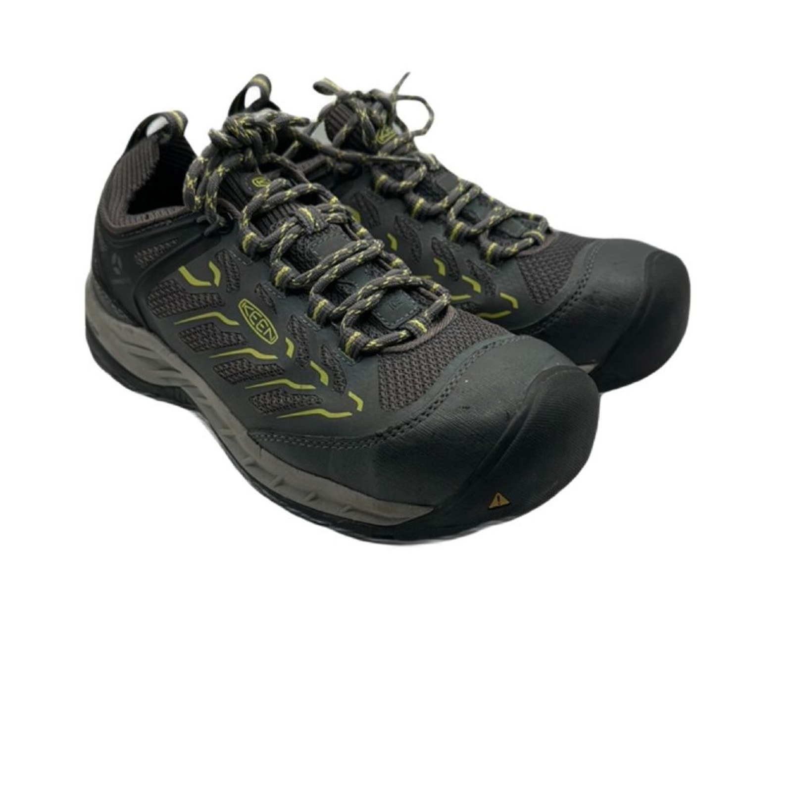 Scarpe da ginnastica Keen taglia 7 1 2 Flint II grigio verde design robusto