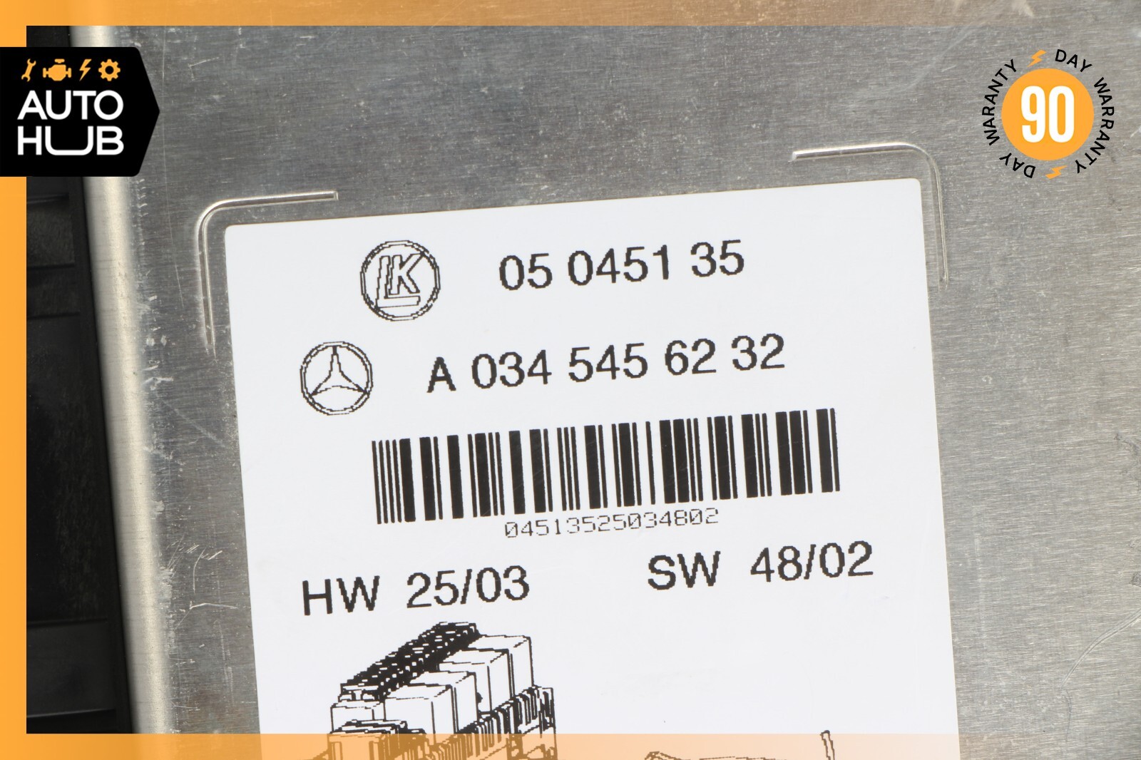03-12 Mercedes R230 SL500 SL55 AMG SL550 Rear SAM Fuse Box Relay Module OEM