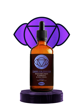 Gold Healing Third Eye Chakra Kräutertinktur 100ml - Made in UK