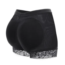 Women Lace Padded Seamless Butt Hip Enhancer Shaper Panties Underwear