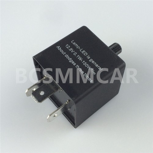 3-Pin CF13 Electronic LED Flasher Relay Waterproof For Car Turn Signal Lamp Bulb - Picture 3 of 9