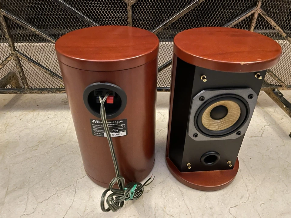Altavoces de estantería JVC - FS SD7 acabado madera de cerezo. Foto 3 de 4