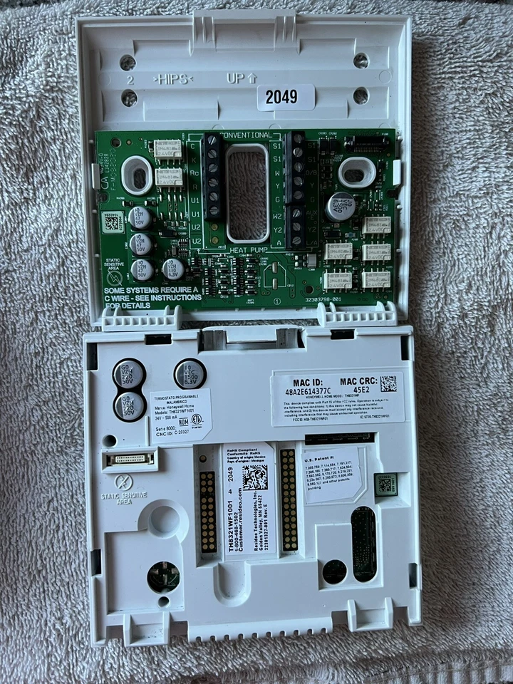 Honeywell Home TH8321WF  VisionPRO 8000 WiFi Programmable - White - Image 2 of 4