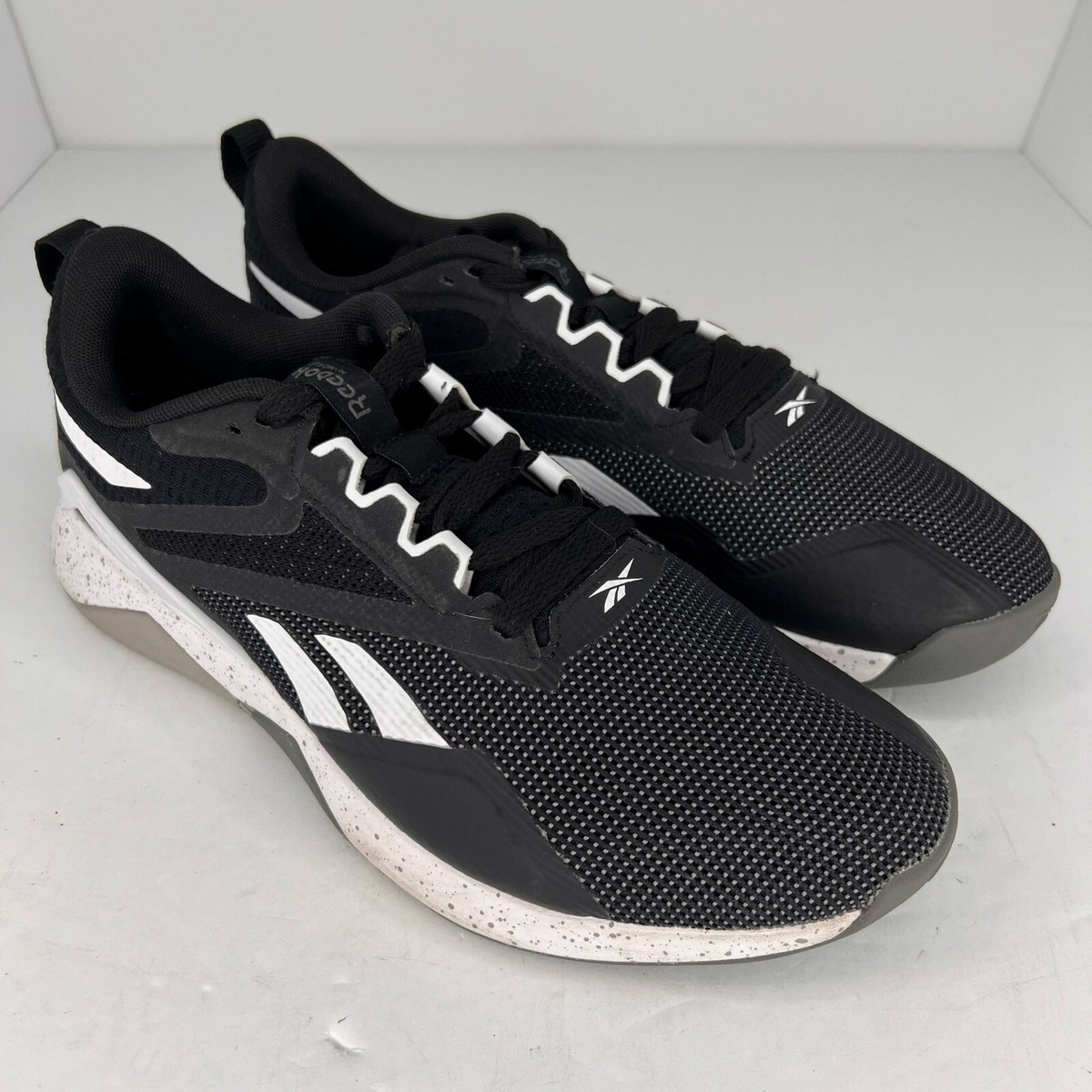 Reebok Womens GY6217 Nanoflex TR 2.0 Core Black Pure Size 9
