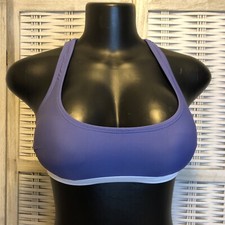 NWT Cupshe Bikini Top Size XS Purple White