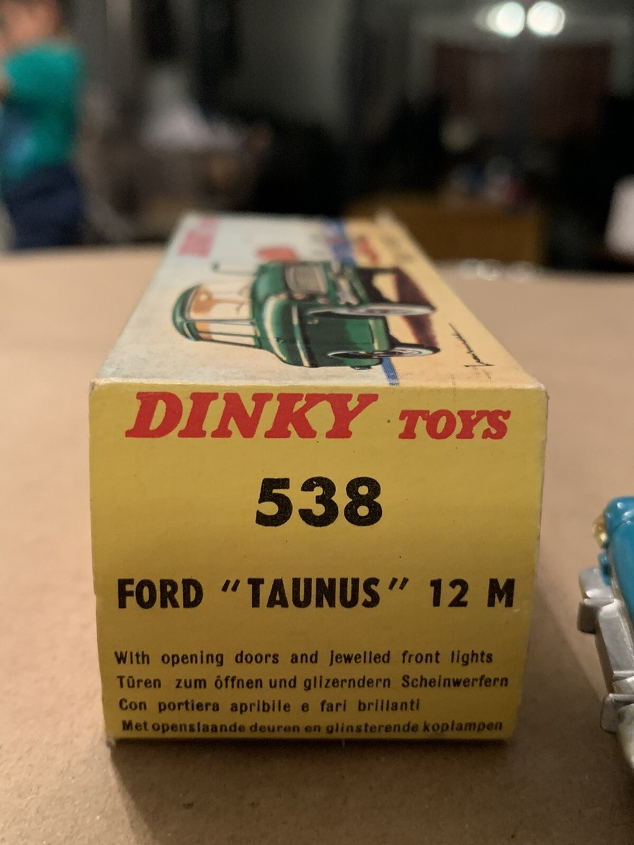 RARE FRENCH DINKY 538 FORD TAUNUS 12M CAR MODEL 1/43 IN ORIGINAL