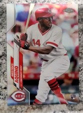 2020 Topps Chrome Base Refractor Aristedes Aquino Rookie Parallel