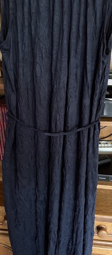 Gina Langes Blaues Kleid Knitteroptik Ärmellose Gr.44/46 Neu - Bild 6 von 7