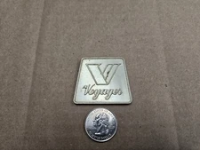 OEM Voyager Gold Metal 1.75" Emblem Badge Logo Nameplate Name Plate Insignia 