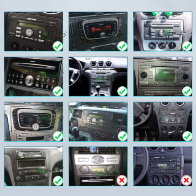 Car Radio Stereo For Ford Transit Mk 7 Focus C-Max GPS 2+64GB Android 15 CarPlay