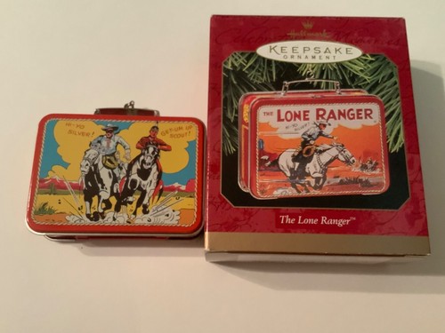 Hallmark 1997 The Lone Ranger, Hi Ho Silver Lunch Box Christmas Ornament NEW - Picture 5 of 5