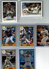 2022 Topps Baseball Series 1 & 2 San Francisco Giants Team Set (20) Base Cards +