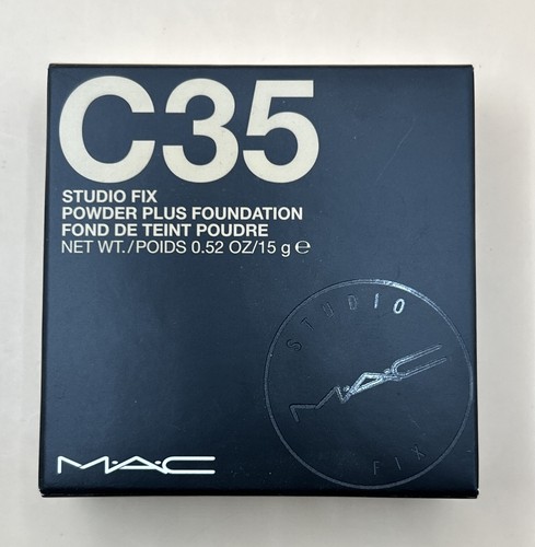 MAC Studio Fix Powder Plus fondotinta C35 0,52 once/15 g nuovo con scatola