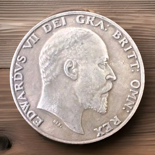 1905 Edward VII One Shilling Coin - Picture 2 of 2