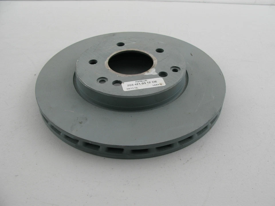 Новый из старых запасов ротор переднего дискового тормоза подходит для Mercedes (203 421 03 12 OE) - Изображение 2 из 4