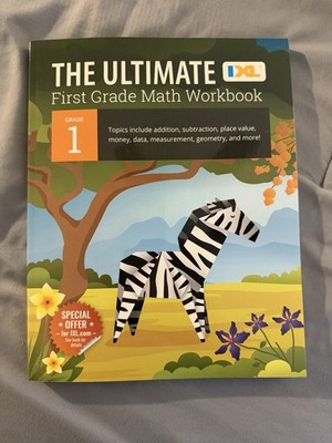 IXL First Grade Math Workbook Addition Subtraction Place Value Geometry 2023