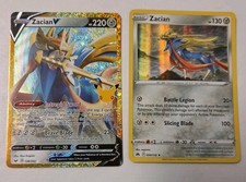 Zacian V 138/202 Holo 30th Celebration & Zacian 094/159 Holo NM CONDITION 