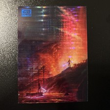 2024 Topps Chrome Star Wars Galaxy the High Ground Aqua Sonar /199