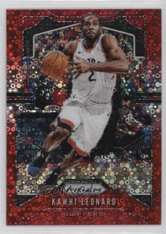 2019-20 Panini Prizm Fast Break Red Prizm 94/125 Kawhi Leonard #149 b8h