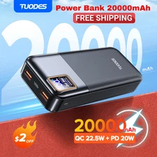 Fast Charging Portable Power Bank iPhone Samsung Xiaomi Travel Charger Hub Gift