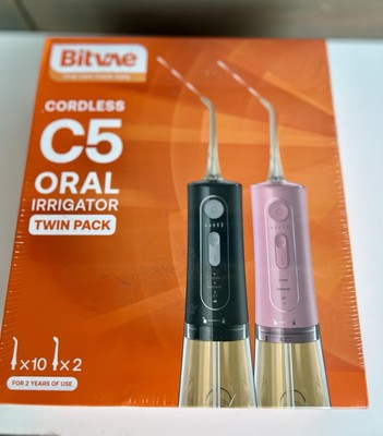 Water Flosser 2 Pack C5 Dental Pick Portable Cordless Oral Irrigator New Sealed