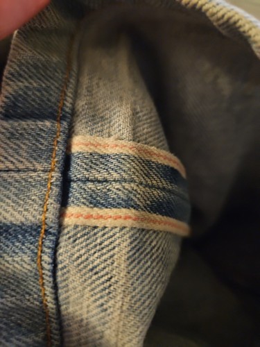 Nuevos pantalones de mezclilla Cure H Jean Tres Etroit de APC con ribete ácido tie dye para hombre talla 31 x 32 - Imagen 9 de 9