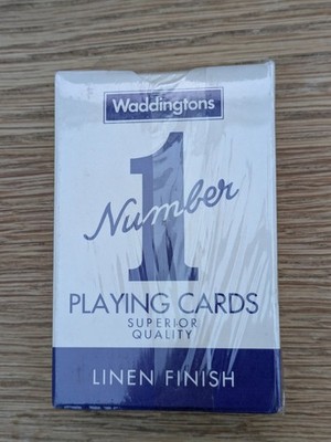 Waddingtons ''Number 1'' Set Of Playing Cards, Vintage, Linen Finish