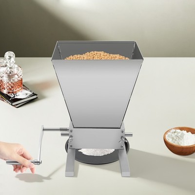 Home Brewing Wheat Barley Grinder 2 Roller Grain Crusher Double Roller Malt Mill