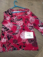 Chico's Women's shirt Size 3 Floral pattern