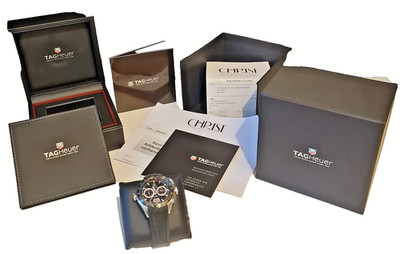 TAG Heuer SLR schwarz Automatik CAG2010.FT6013 schwarz + Box und Papiere