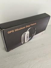 NEW Unbranded GPS Wireless Dog Fence System PF-09 White Electric Collar Kit