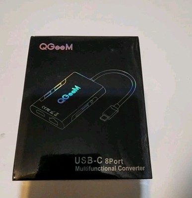 New QGeeM 8 Port USB-C Multifunctional Converter