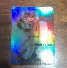 Fleer Ultra 2000 Peyton Manning Indianapolis Colts NFL Won by One Insert #1 of …