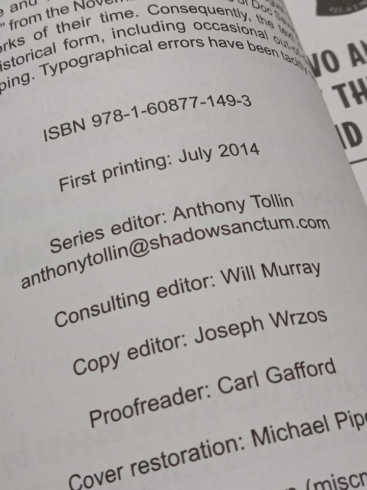 Doc Savage Vol 76 ‘The Mindless Monsters’ & ‘The Mental Monster’ SC Like New - Image 3 of 4