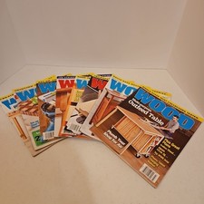 Lot 8 Better Homes Gardens Wood Magazines 2017-2020 Side Tables Drawers Tools