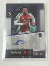 Ethan Nwaneri Arsenal UEFA 2024-25 Topps Museum Collection Rookie Card /99. rookie card picture