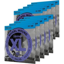 D'Addario EXL115 Nickel BluesJazz Electric Guitar Strings 10Pack