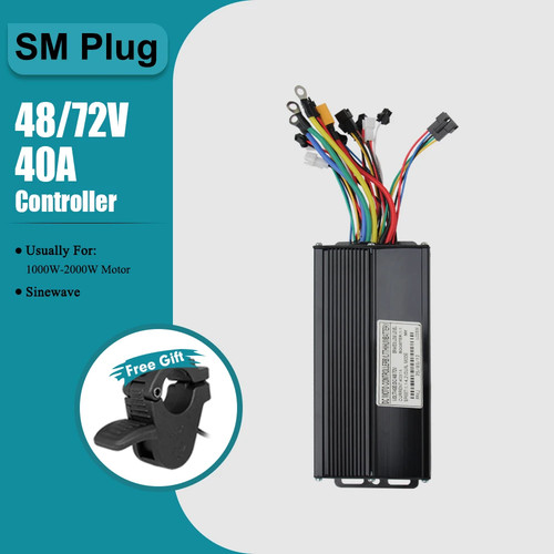 E-bike Three Mode Sinewaves Controller 48V 72V 40A with LCD Color Display Parts - Picture 18 of 22