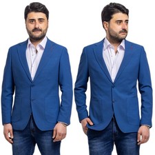 Giacca Uomo Sartoriale Primavera Estate Slim Fit Casual Cerimonia Elegante VEQUE