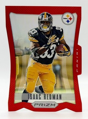 2012 Panini Prizm Red Die Cut #154 Isaac Redman Pittsburgh Steelers