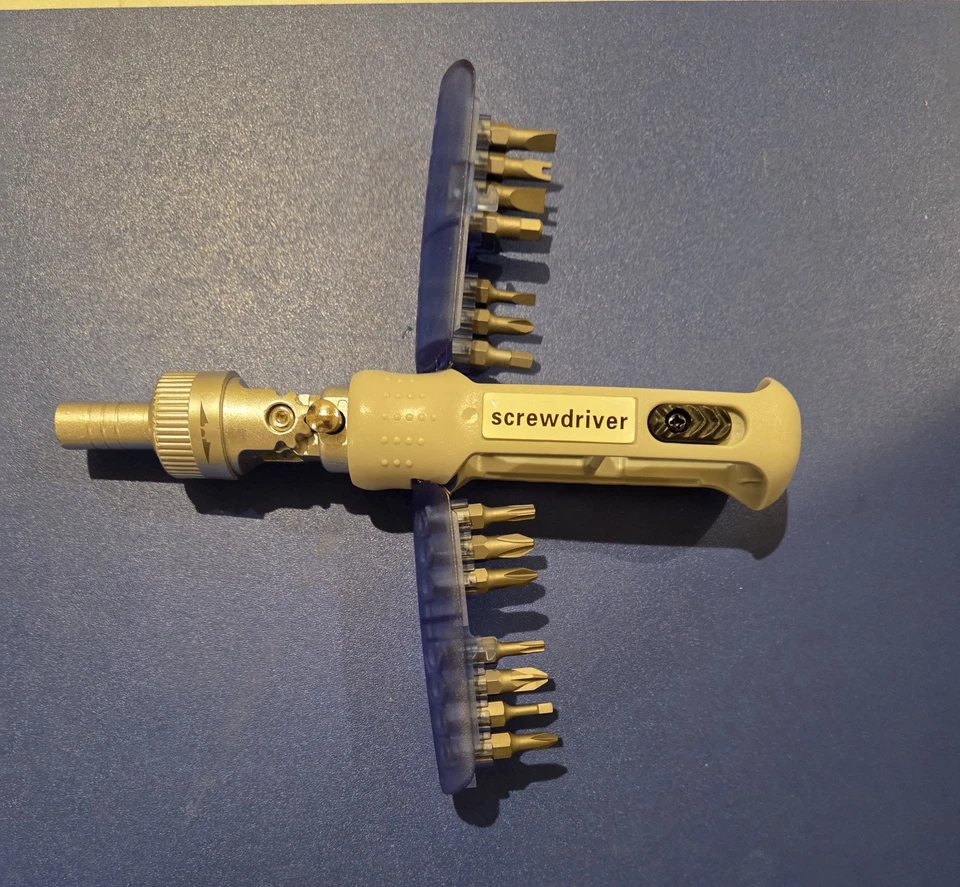 Conjunto de chaves de fenda catraca magnética 14 em 1 multi chave de fenda, catraca, ângulo rotativo - Imagem 2 de 4