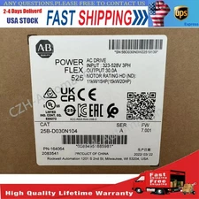 25B-D030N104 NEW Allen Bradley Powerflex 525 AC Drive 20HP Surplus  US Free Tax