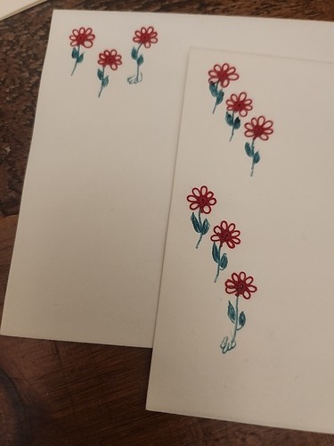 Eaton's Highland Note Cards, Floral Colorful Thread Designs, Blank Inside,... - Picture 8 of 13