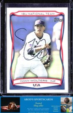 2010 Topps USA Baseball *Tony Wolters **Card #USA-20** AUTO (RC)