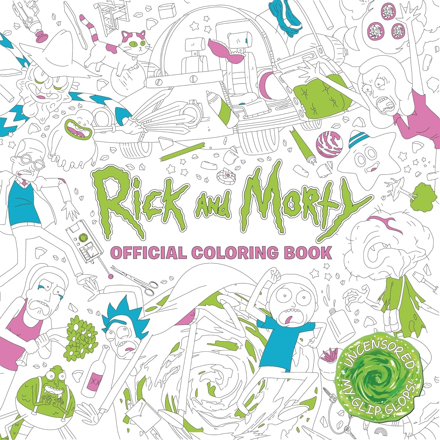 Rick and Morty Official Coloring Book (Colouring Books) by Titan Books | 2017 - Image 7