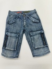 Cool Street Xx Funky blaue Cargo Denim Shorts...