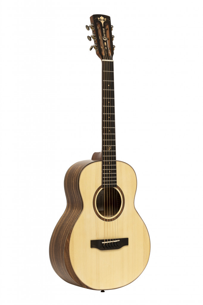 Crafter Electro Acoustic Travel Guitar Short Scale Inc Gigbag, Natural MINO KOA